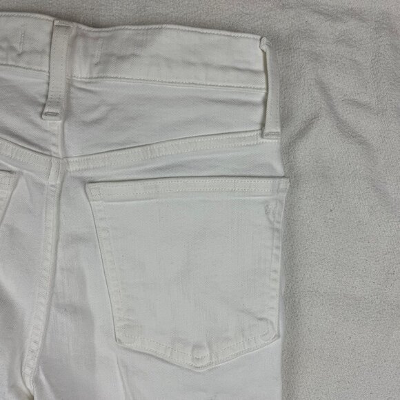 Madewell The Petite Perfect Vintage Jean in Tile White: Raw-Hem Edition Size 24P - Picture 10 of 16